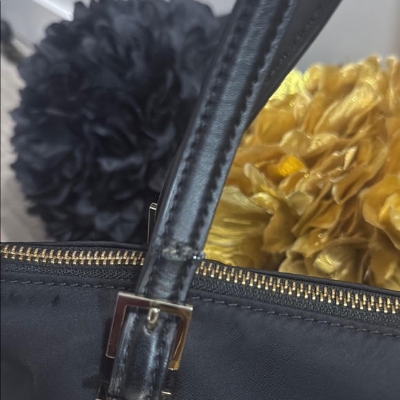Kate Spade Black Tote with Gold Accents - Picture 7 of 12